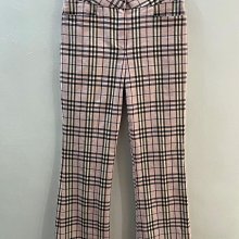 Burberry 女生粉白格紋襯衫XS 歷史價格詳細信息