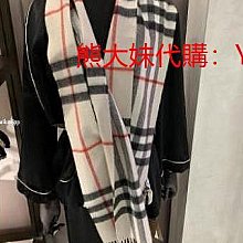 BURBERRY經典格紋羊毛流蘇披肩/圍巾(黑紅) 歷史價格詳細信息