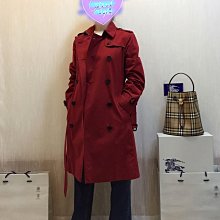 BURBERRY英國黑標繽紛鮮紅色燈籠袖羊毛大衣UK4 歷史價格詳細信息