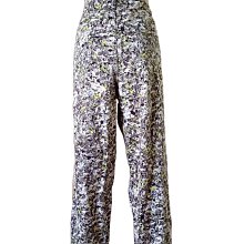 美系名牌~【BCBG青春系列 BCBGeneration】白色蒲公英圖案黑色直筒長褲 -BM6 歷史價格詳細信息