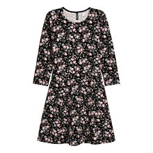 【H&M】甜美風花卉七分袖洋裝/連身裙 價格比較,價格查詢,歷史價格詳細信息