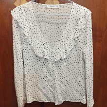 專櫃MANGO 微風購買 斜格子 淡紫色 釦子隱藏款 短袖襯衫 S 歷史價格詳細信息