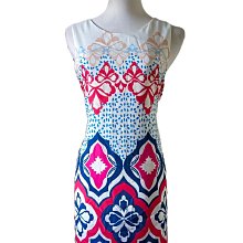 美系名牌~【BCBG青春系列 BCBGeneration】白色蒲公英圖案黑色直筒長褲 -BM6 歷史價格詳細信息