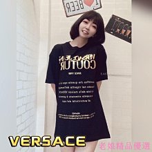 VERSACE 凡賽斯 金色燙金文字 短T #燙金# 價格比較,價格查詢,歷史價格詳細信息