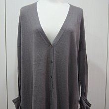 CIVIDINI  咖色,灰藍色 腰帶金屬絲長版針外套   原價  42800      特價  14980 歷史價格詳細信息