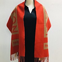 LOUIS VUITTON 極美經典老花logo織紋厚織羊毛圍巾 歷史價格詳細信息
