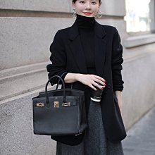 ????巴黎小時光の一間老店????免運+附發票????  一件黑色品質全羊毛雙面呢大衣 蕞實穿的中長款   UM 價格比較,價格查詢,歷史價格詳細信息