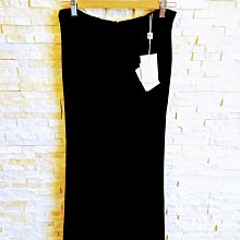 armani collezioni 義大利 黑色 皺摺 設計 質感 風格 中長裙 20171224-2 歷史價格詳細信息