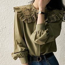 ????下單前可先詢問????巴黎小時光????   一眼心動 粗花呢桑蠶絲美妙結合 優雅甜美荷葉邊真絲襯衣  SD 歷史價格詳細信息