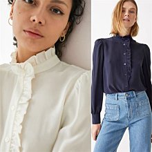 [先蠶綢莊]ELVISH意大利100%桑蠶絲雙縐不規則袖變型蟲塗鴉/真絲襯衫/蠶絲襯衫/2色 歷史價格詳細信息