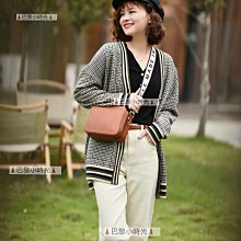 十年老店無分店????巴黎小時光????     溫暖高克重全羊毛千鳥格提花V領針織開衫 美麗諾羊毛  0917 價格比較,價格查詢,歷史價格詳細信息