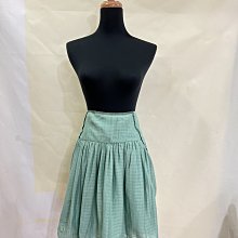 STELLA MCcartney 義大利名品!義大利製!淺綠壓褶短裙!便宜賣!原價17600 價格比較,價格查詢,歷史價格詳細信息