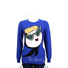 MOSCHINO 靛藍黑色 素面 長袖 上衣 (有修改過)  義大利製 20171208-4 歷史價格詳細信息