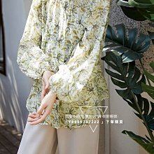 ????巴黎小時光????請核對本店帳號下單~  美好文藝氛圍感萊賽爾印花圓領寬鬆襯衫上衣 ELXY63325 價格比較,價格查詢,歷史價格詳細信息