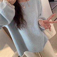 慵懶風長袖針織衫女夏季修身新款鏤空破洞不規則辣妹防曬罩衫上衣-miss木木女裝 歷史價格詳細信息