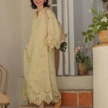 ????Angela????高端精緻鏤空勾花連衣裙法式度假長裙(240505) 價格比較,價格查詢,歷史價格詳細信息