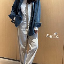 ✈️ 巴黎小時光 ✈️  面料太舒服！怎麼穿都不膩水洗天絲下擺打結牛仔寬鬆襯衫 W0400 MU 歷史價格詳細信息