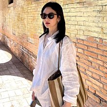 全新未用【【大牌之作***薄款美麗諾羊毛條紋V領針織衫/圓領針織衫】】09/12上新-01 歷史價格詳細信息