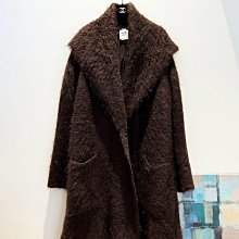 HERMES 愛馬仕 絕美飾邊大翻領毛海外套 歷史價格詳細信息