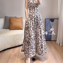 ✈️ 巴黎小時光 ✈️   大家閨秀的通勤look~Th**y新款~氣質醋酸高腰背心連衣裙 夏 0408    YTM 歷史價格詳細信息