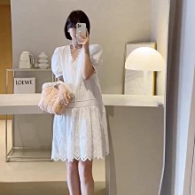 法式茶歇白色吊帶連衣裙子女夏季2024新款小個子字收腰小白長裙 歷史價格詳細信息