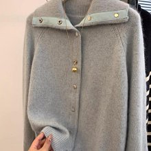 慵懶軟糯高領毛衣男 男女秋冬季新款仿貂毛美式針織衫上衣 冬季保暖毛衣 歷史價格詳細信息