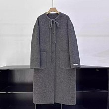 冬季新款雙面羊絨大衣女中長款高級感立領韓系毛呢加厚外套 歷史價格詳細信息