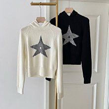 歐單 2024年新款...休閒針織拼接修身版型短羽絨外套...綠色ON SALE 歷史價格詳細信息