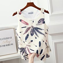 現貨熱銷-碎花雪紡吊帶衫夏裝加大碼寬松顯瘦娃娃衫背心遮肚藏肉無袖上衣女【微微百貨】 價格比較,價格查詢,歷史價格詳細信息