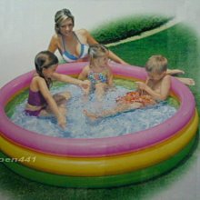 玩樂生活 美國 INTEX57427 幼兒遊戲水池 兒童游泳池 彩色小花戲水池112*25cm ( 附修補片)大俗賣 歷史價格詳細信息