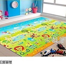 @企鵝寶貝@ 韓國進口~最厚最輕波比無毒地墊/ 爬行墊 / 遊戲墊-英語動物園L/好朋友渡假趣L 歷史價格詳細信息