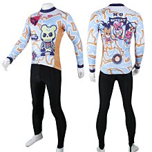 預購【ILPALADINO】女款長袖車衣褲套裝 :: 經典藍花 歷史價格詳細信息