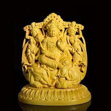 普賢菩薩木雕工藝品擺件手工雕刻佛像如意觀音客廳書房裝飾 歷史價格詳細信息