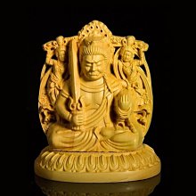 【睿智精品】黃楊木 神像 佛像 南無地藏王菩薩擺件 法像莊嚴（GA-4684） 歷史價格詳細信息