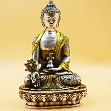 【熱賣精選】  銅佛像 藥師佛 南無藥師琉璃光如來 法像莊嚴 銅製（GA-3191） 歷史價格詳細信息