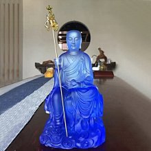 琉璃地藏王菩薩佛像居家供奉佛堂寺廟擺件客廳家用佛具諦聽地藏像 歷史價格詳細信息