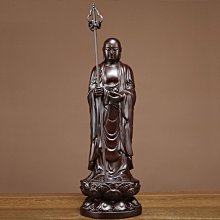 和風美物 南無大勢至菩薩 西方三聖 法像莊嚴 木雕擺件 黃楊木（GA-5162） 歷史價格詳細信息