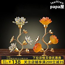佛手蓮花燈七彩水晶琉璃供燈LED荷花燈家用長明燈佛前裝飾燈 歷史價格詳細信息