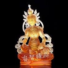 【睿智精品】琉璃綠度母佛像 藏傳佛教 密宗佛像 法像莊嚴（GA-0576） 歷史價格詳細信息
