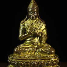 悅年堂 --- 銅 泥金 17世紀 宗喀巴像 價格比較,價格查詢,歷史價格詳細信息