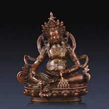 【睿智精品】藏傳佛教 銅佛像 五姓財神之一 黃財神 法像莊嚴 銅製（GA-1916） 歷史價格詳細信息