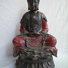 [ 廣緣 ] 密宗木雕加彩鑲綠松石釋迦牟尼佛佛龕  **可議價** 歷史價格詳細信息