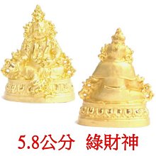 【天馬行銷】綠度母 5.8公分 佛像法像-金黃色 歷史價格詳細信息