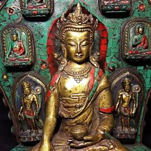 釋迦摩尼佛像尼泊爾風格黃財神綠度母文殊普薩四臂觀音蓮花生大士 歷史價格詳細信息