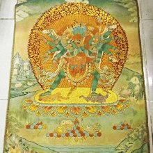 勝樂金剛畫像 相紙塑封 上樂金剛佛像畫唐卡密宗心咒相框擺臺 唐卡 佛畫 歷史價格詳細信息