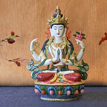 慈悲法喜（觀音菩薩法相）銘馨易拍重生網 107PF05 早期 彩墨畫 ... 水墨畫心（絹） 款及保存如圖 特價讓藏 歷史價格詳細信息