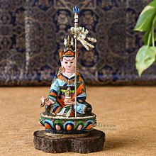 【嘉南佛教文物】【藏密式金剛薩埵】8吋8｜鮮明豔彩，紛呈雋永 歷史價格詳細信息