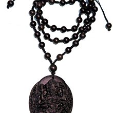 --佛寶世界--黑曜岩(白財神)項鍊 -- 主招財 A2 歷史價格詳細信息