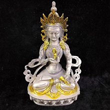 【藏寶古物】低價放閃~ 黃銅鎏金藏佛 【文殊菩薩】佛像 非常難得，高端大氣，器型厚重，形制端正，色澤雅緻 ‼ 歷史價格詳細信息