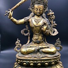 明代 文殊菩薩坐像佛畫佛像佛教掛畫微噴復制品畫稿工筆人物【居家小鋪】 歷史價格詳細信息